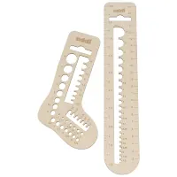 Holznadelmass 2Er-Set