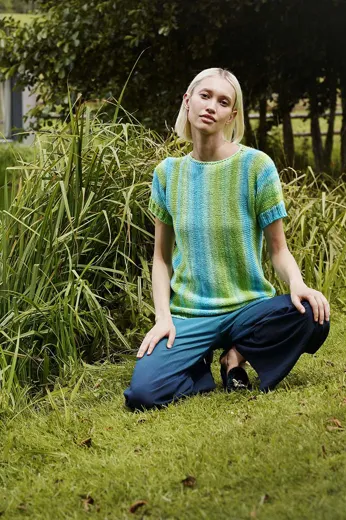 Kurzarmpullover Nature Walk aus GLOW