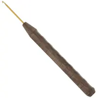 Wollhäkelnadel Walnuss Gold 16/2.0