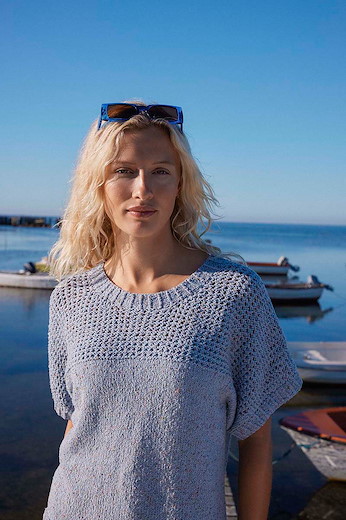 T-Shirt CAIA aus COTTON TWEED