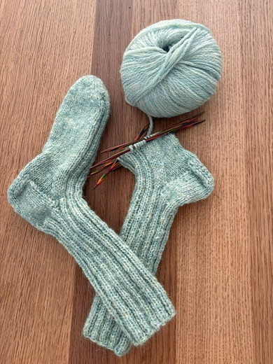 Strick-Kurs Socken mit klassicher Käppchenferse